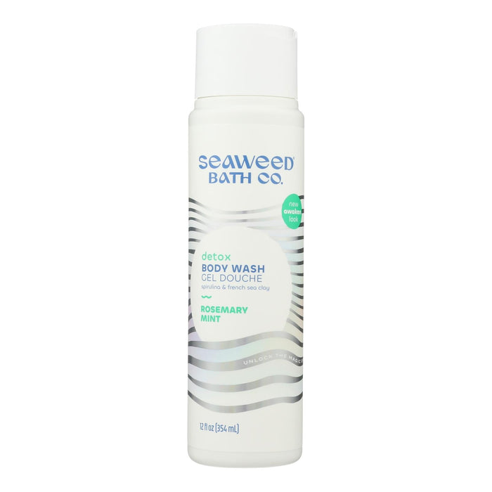 Seaweed Bath Co Detox Body Wash Rosemary Mint With Spirulina 12 Fl