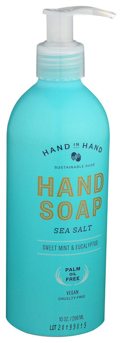 Hand In Hand Soap  Liquid Soap Sea Salt  10 Oz