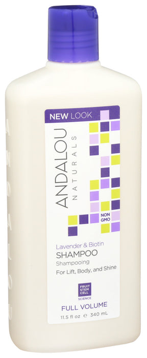 Andalou Naturals  Full Volume Shampoo Lavender And Biotin  1 Each  11.5 Oz