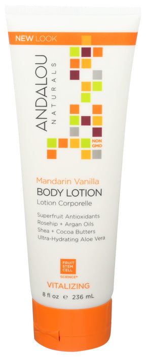 Andalou Naturals Body Lotion Mandarin Vanilla Vitalizing 1 Each 8 Oz