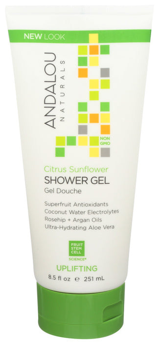 Andalou Naturals Shower Gel Citrus Sunflower 1 Each 8.5 Oz