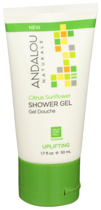 Andalou Naturals Shower Gel Citrus Sunflower 1.7 Oz