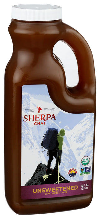 Sherpa Chai  Unsweetened Chai Tea Concentrate Medium Bottle  32 Fl Oz