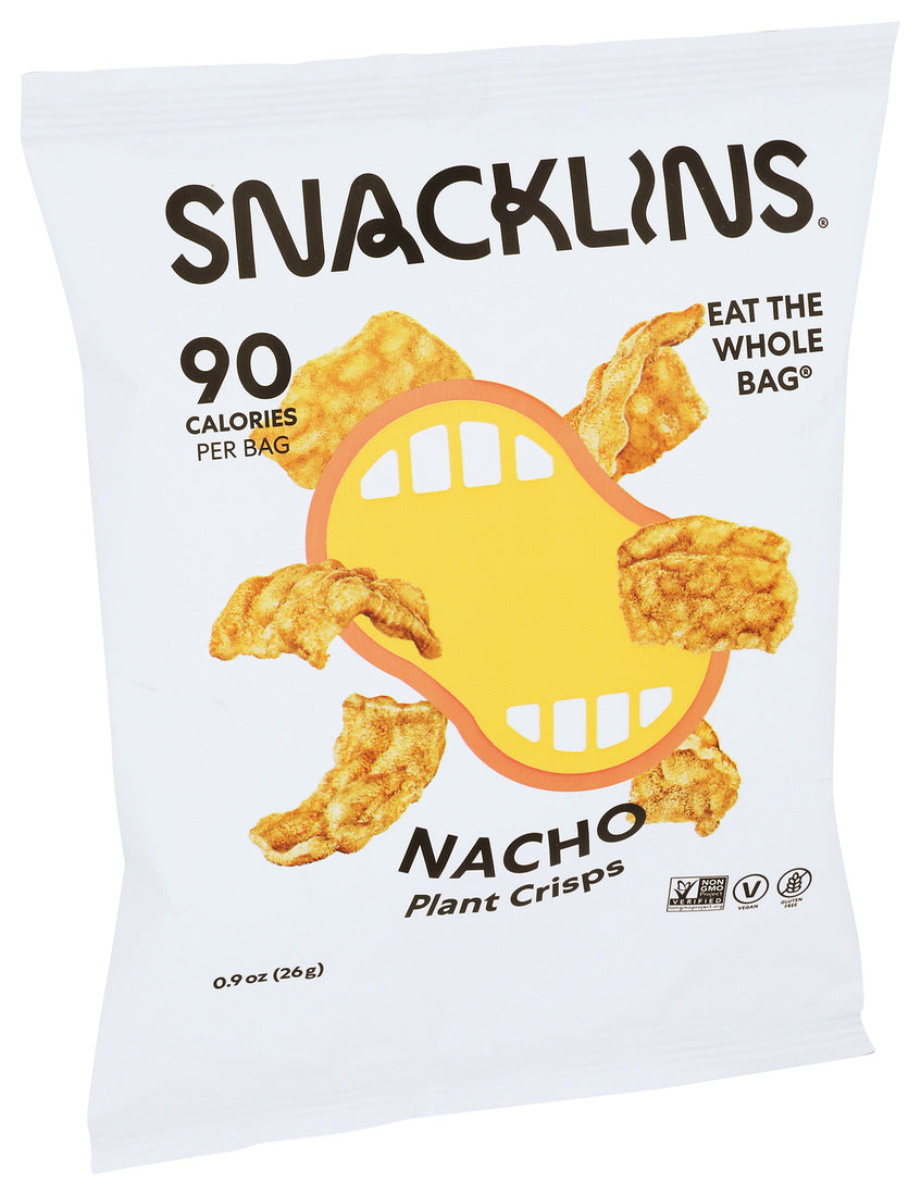 Snacklins Snacks Plant Chips Nacho .9 Oz — Mega Green Food