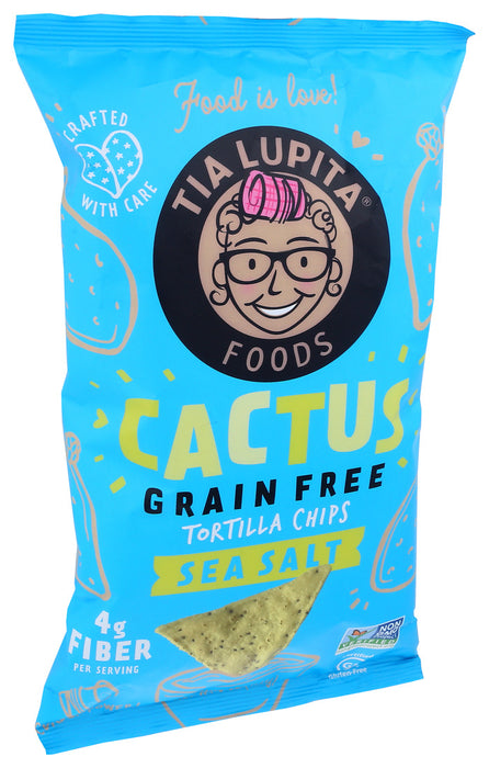 Tia Lupita  Cactus Chips Sea Salt  5 Oz