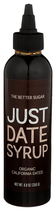 Just Date Syrup  Organic California Dates Syrup  8.8 Oz