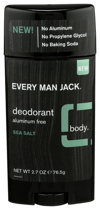 Every Man Jack  Deodorant Sea Salt  1 Each  2.7 Oz