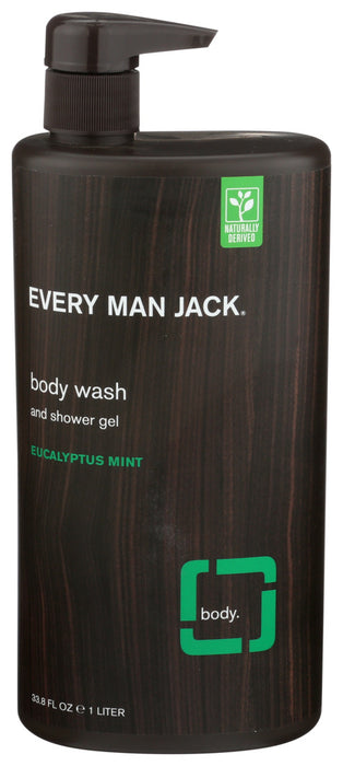 Every Man Jack Body Wash Eucalyptus Mint Body Wash 1 Each 33.8 Oz