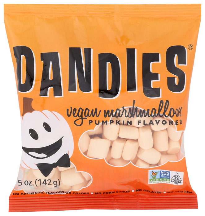 Dandies Vegan Marshmallows Pumpkin Bag 5 oz