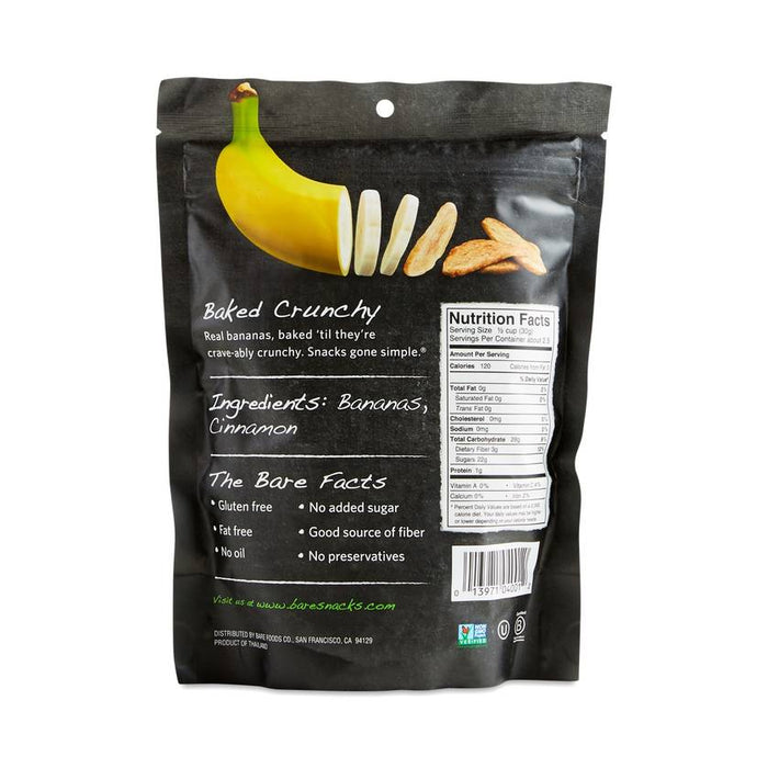 Bare Fruit Banana Chips Cinnamon 2.7 OZ