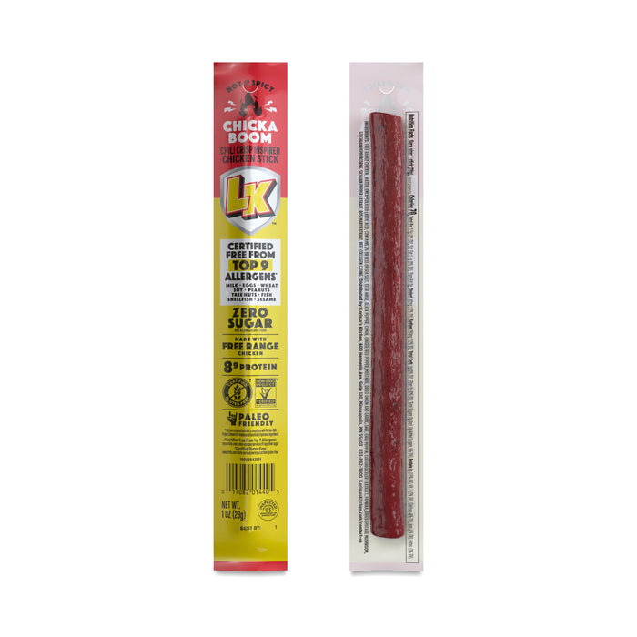 Lorissa's Kitchen, Chicken Sticks, Hot & Spicy Chicka Boom 1 ct