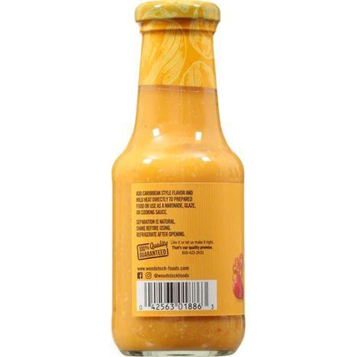 Woodstock Mango Coconut Habanero Sauce 9.7 OZ