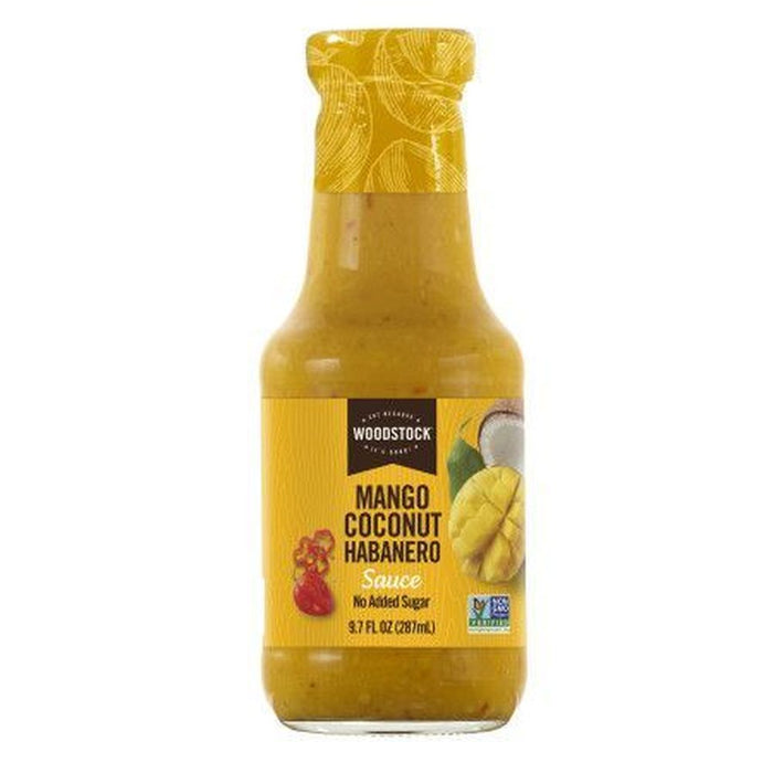 Woodstock Mango Coconut Habanero Sauce 9.7 OZ