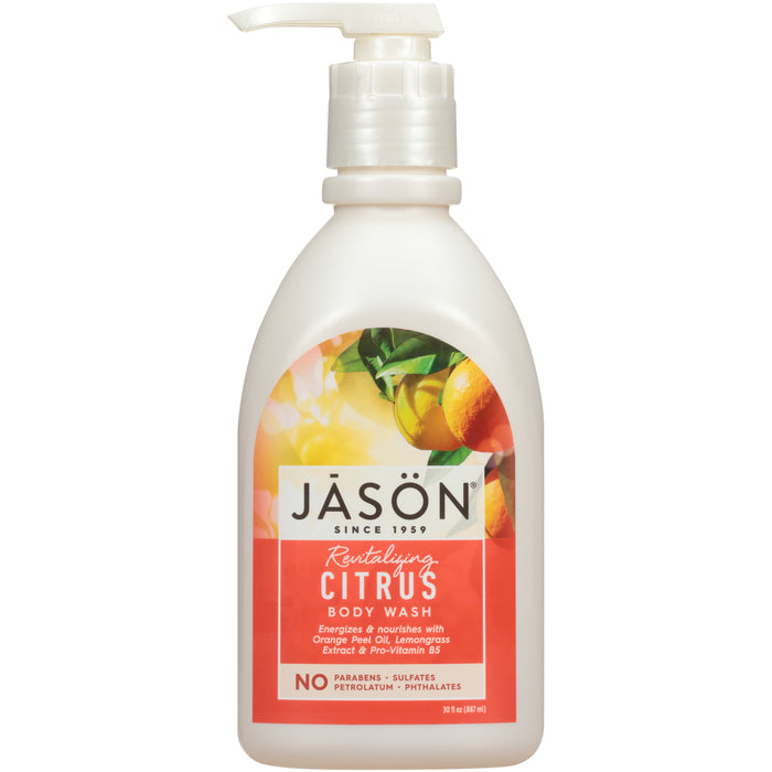 Jason Natural Products Satin Shower Body Wash Citrus 30 Oz