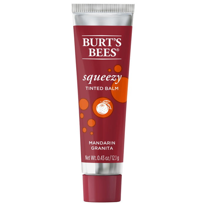 Burt'S Bees Squeezy Mandarin Granita Tinted Balm .43 Oz