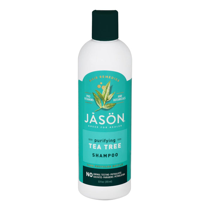 Jason Natural Products  Shampoo With Purifying Tea Tree 12 Oz