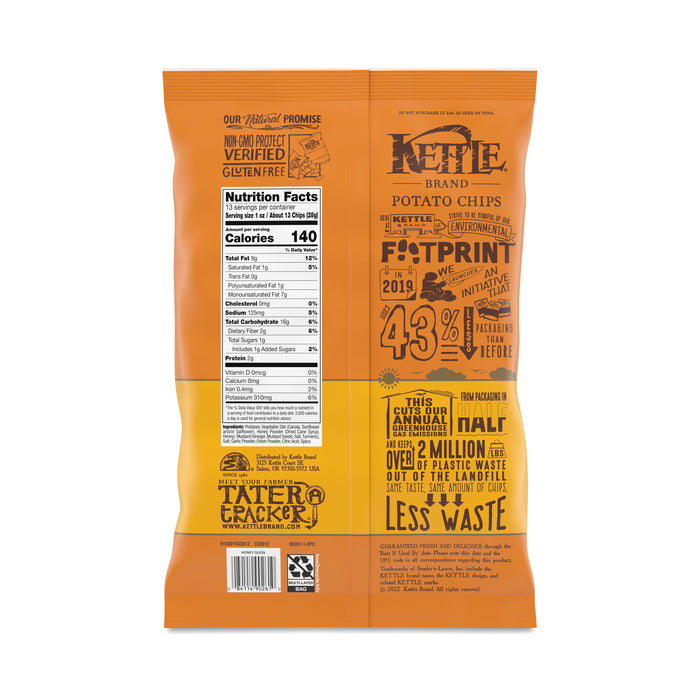 Kettle Brand  Potato Chips Honey Dijon Sharing Size  13 Oz