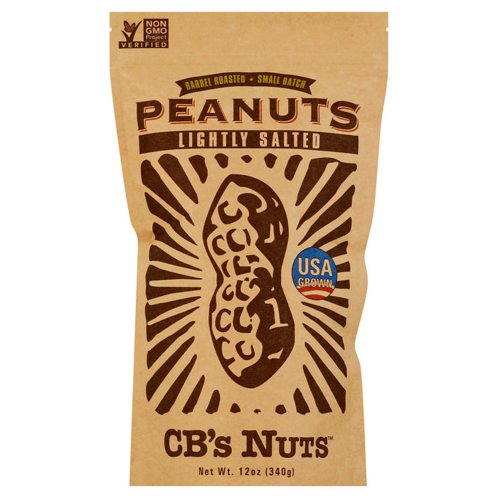 CB`s Nuts Lightly Salted Jumbo Peanuts In Shell 12 oz