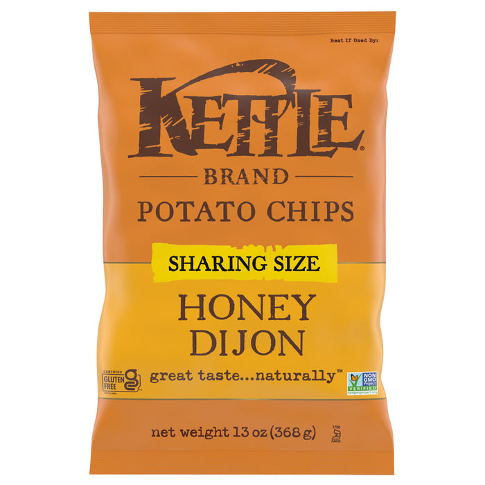 Kettle Brand  Potato Chips Honey Dijon Sharing Size  13 Oz