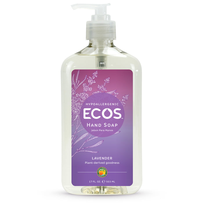 Ecos Hypoallergenic Hand Soap Lavender 17 Oz