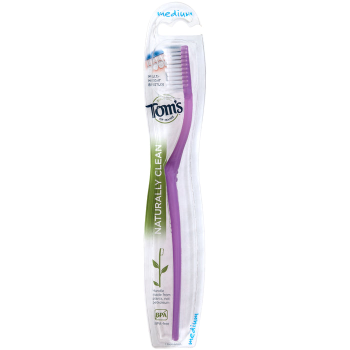 Tom S Of Maine  Toothbrush Naturally Clean Adult Medium  1 Ea