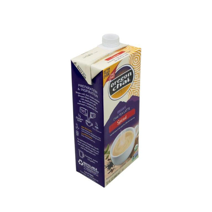 Oregon Chai Spiced Organic Chai Tea Latte Carton 32 Fl Oz