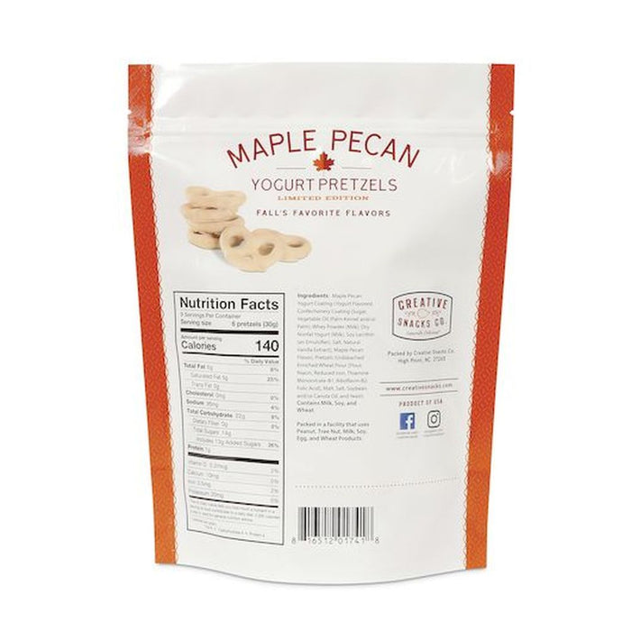 Creative Snacks Co. Crtv Maple Pecan Yogurt Pretzels 9 OZ