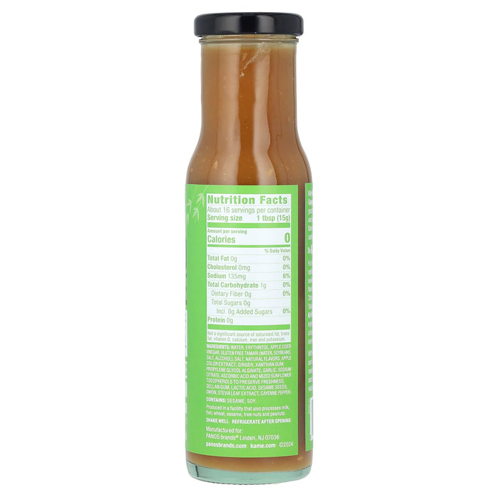 KA ME Zero Calorie Sesame Ginger Marinade Sauce 8 fl