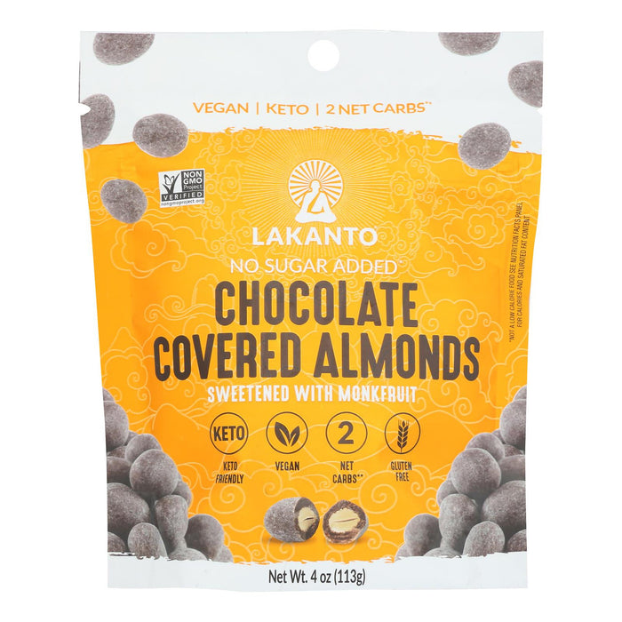 Lakanto  Almonds Chocolate Covered  Case Of 8  4 oz