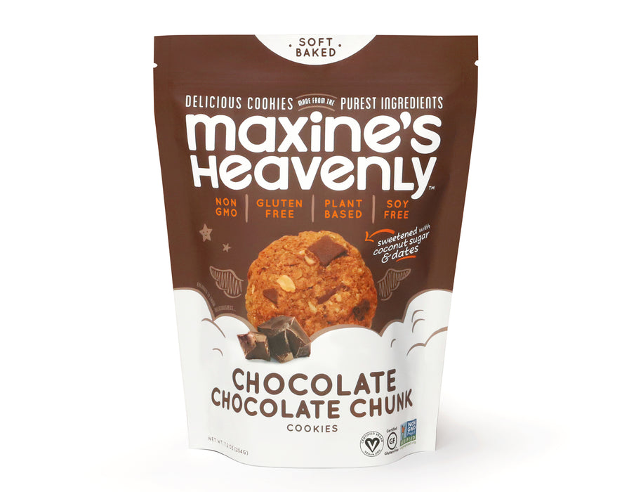 Maxin'S Heavenly  Cookies Chocolate Chocolate Chunk  7.2 Oz