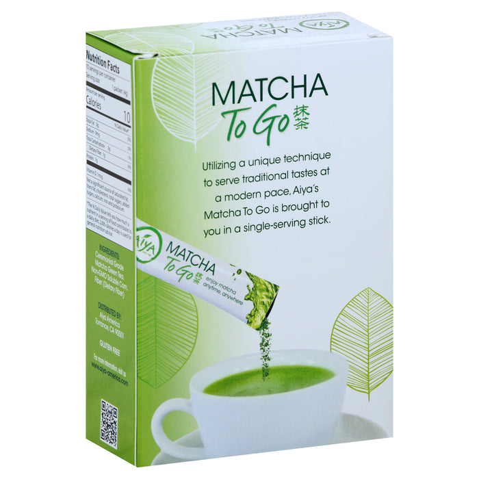 Aiya Tea Stick Matcha to Go 10 Ct