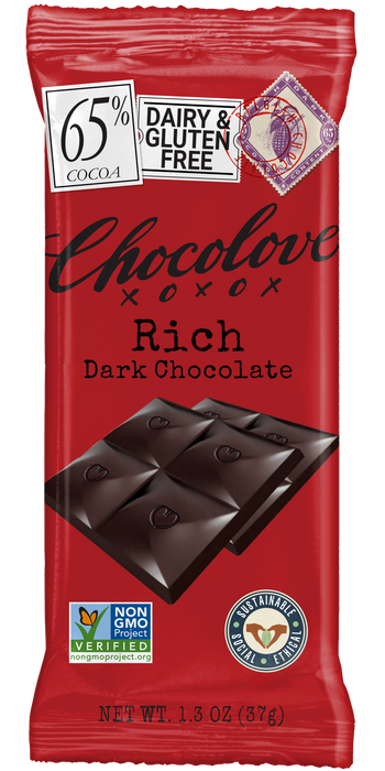 Chocolove Mini Rich Dark Chocolate Bar 1.3 OZ