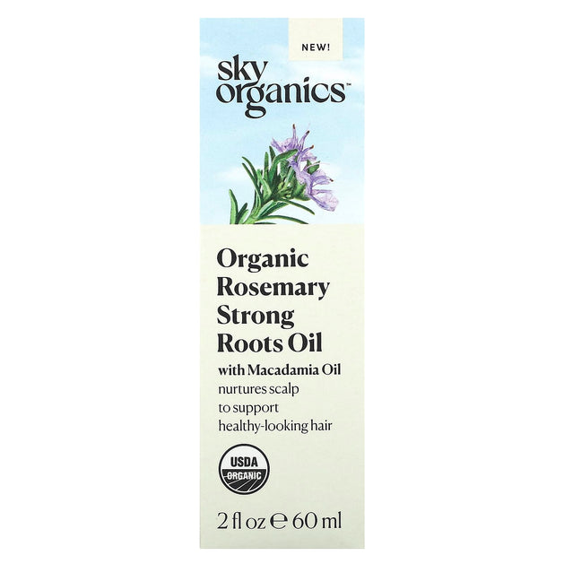 Sky Organics Organic Rosemary Strong Roots Oil 2 Oz