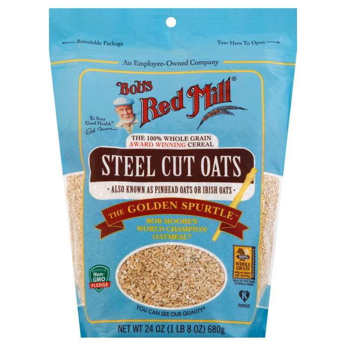 Bob'S Red Mill  Whole Grain Steel Cut Oats   24 Oz