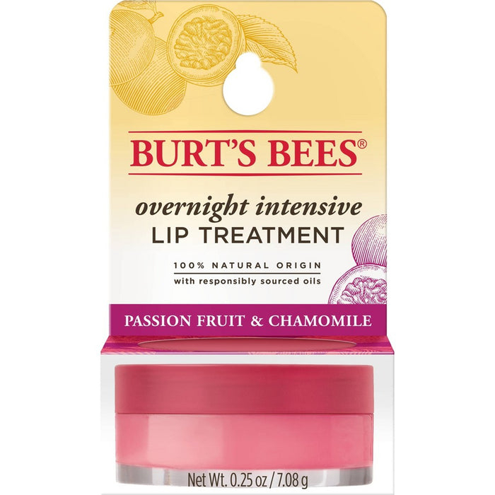 Burt'S Bees  Overnight Intensive Lip Treatment Passionfruit And Chamomile  .25 Oz