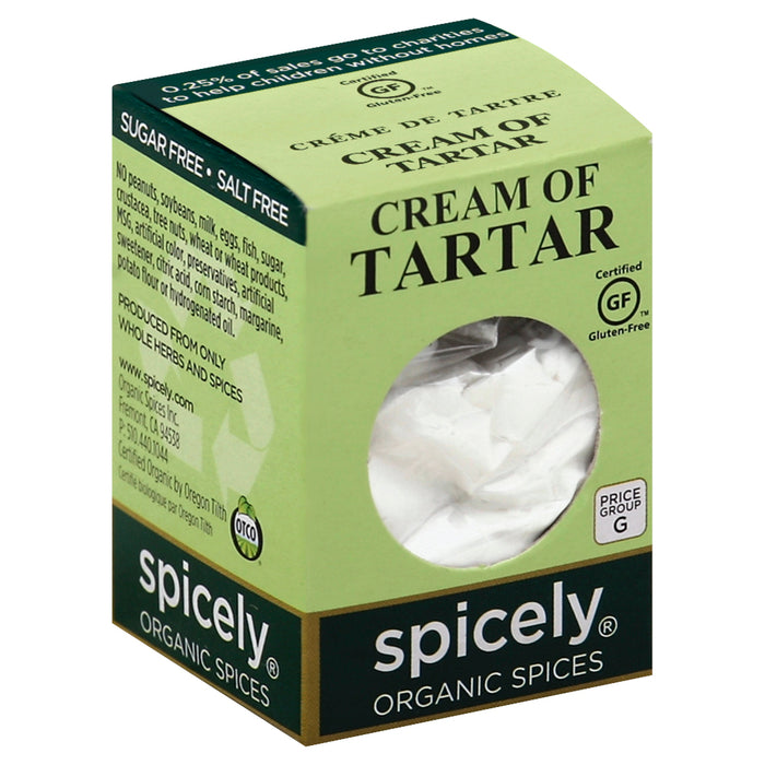 Spicely Organics  Cream Of Tartar  .5 Oz