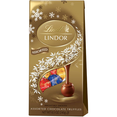 Lindt  Holiday Lindor Truffles Assortment Bag   8.5 Oz