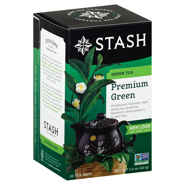 Stash Tea  Organic Premium Green Tea  20 Bag