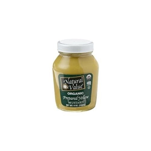 Natural Value Prepared Yellow Mustard Organic Jar 9 oz
