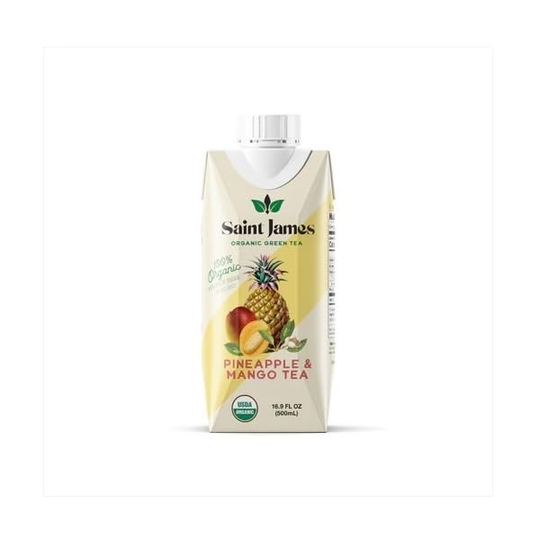 Saint James Pineapple and Mango Tea 16.9 Fl Oz