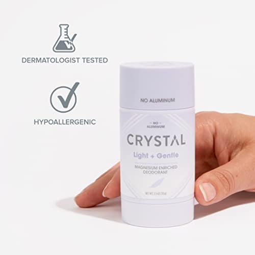 Crystal Magnesium Solid Stick Natural Deodorant 2.5 oz