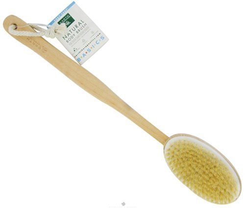 Earth Therapeutics  Back Brush With Ergonomic Curved Handle   1 Ct