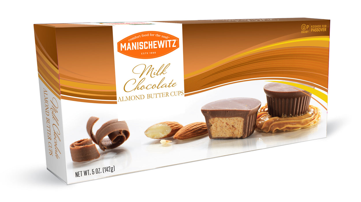 Manischewitz Milk Chocolate Almond Butter Cups 5 Oz