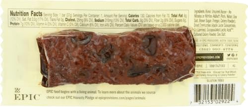 Epic Bar Bison Uncured Bacon Cranberry Gluten Free 1.3 oz