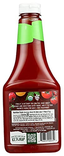 Organicville Organic Ketchup No Sugar Added 24 oz