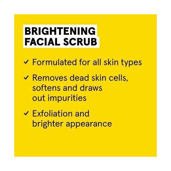 Acure  Brightening Facial Scrub  1 Each  4 Oz