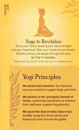 Yogi  Organic Herbal Tea Caffeine Free Ginger 1 Tea Bags  16 Bag