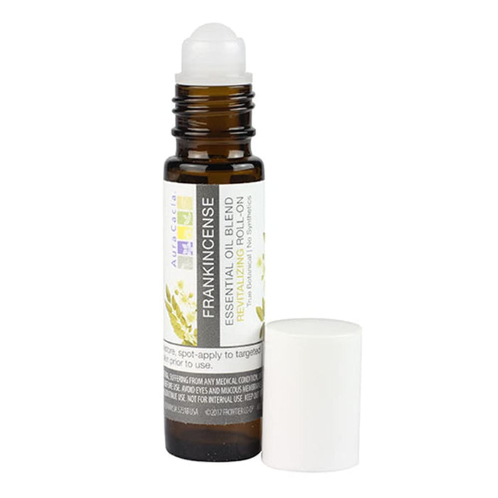 Aura Cacia  Essential Oil Blend Revitalizing Roll-On Frankincense   .31 Oz