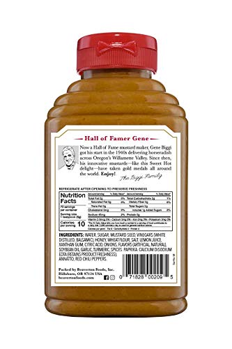 Beaverton Sweet Hot Mustard 13 oz