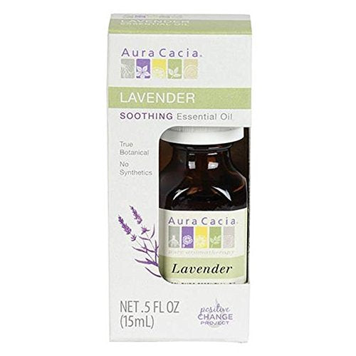 Aura Cacia  Lavender Essential Oil Boxed Bottle   .5 Oz